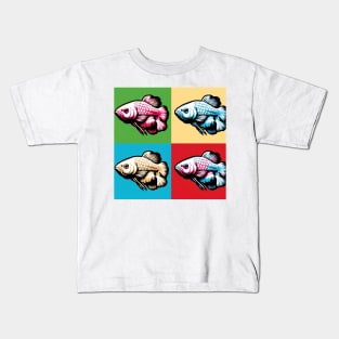 Albino Corydoras - Cool Tropical Fish Kids T-Shirt